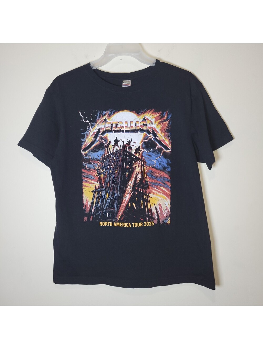Metallica M72 Official North America Tour 2025 T Shirt LARGE OFFICIAL RARE